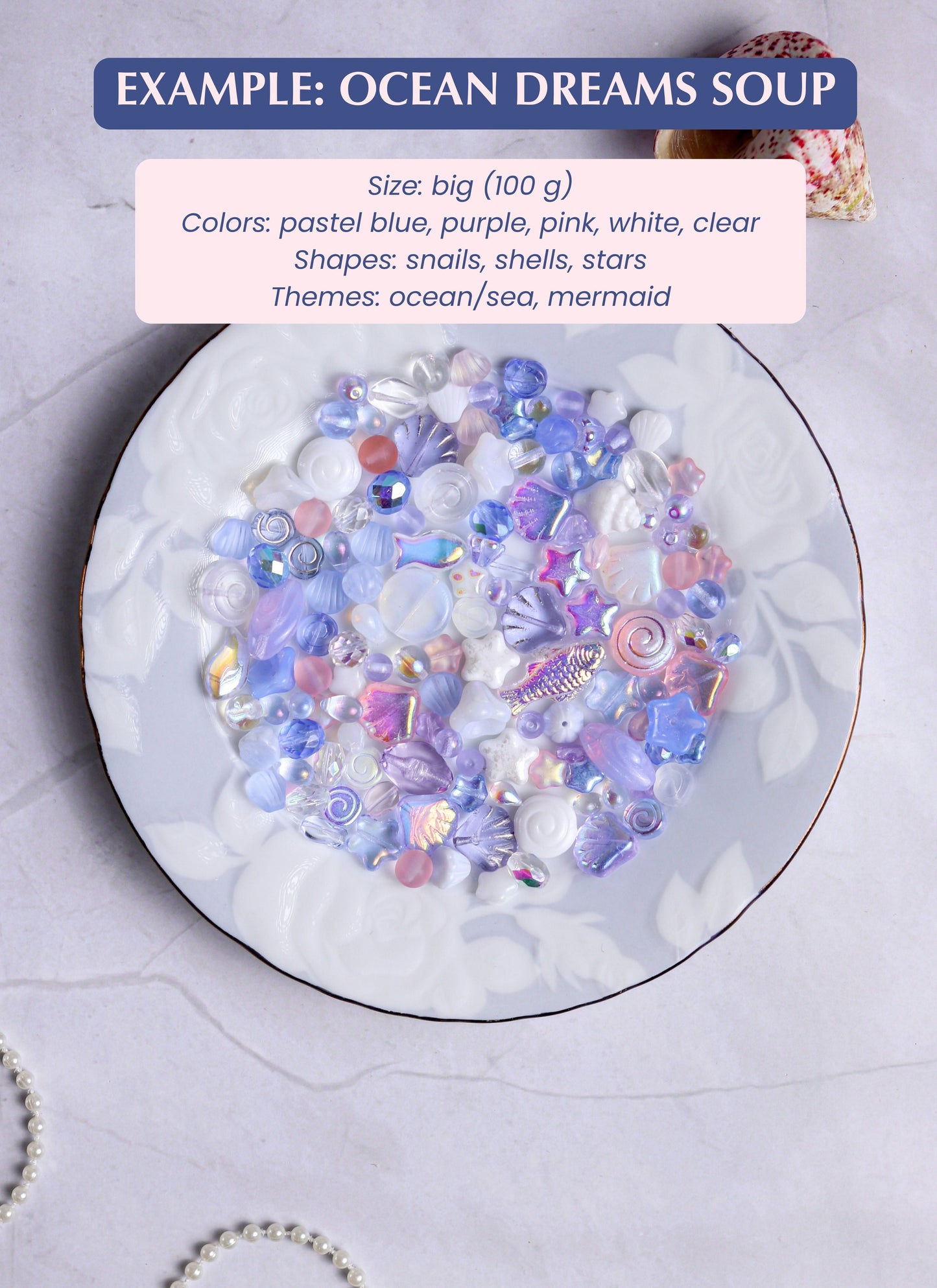 Customizable Czech Glass Bead Soup