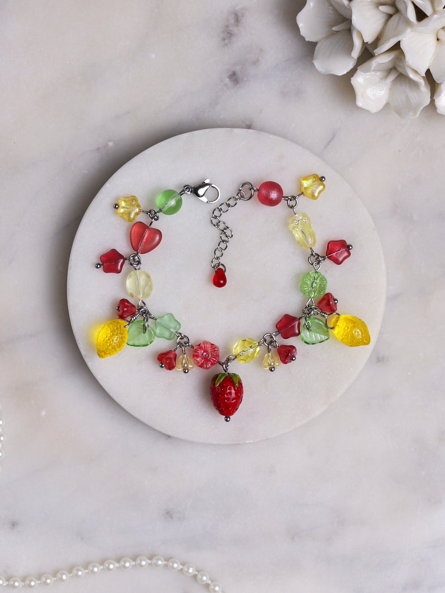 Strawberry Lemonade Bracelet