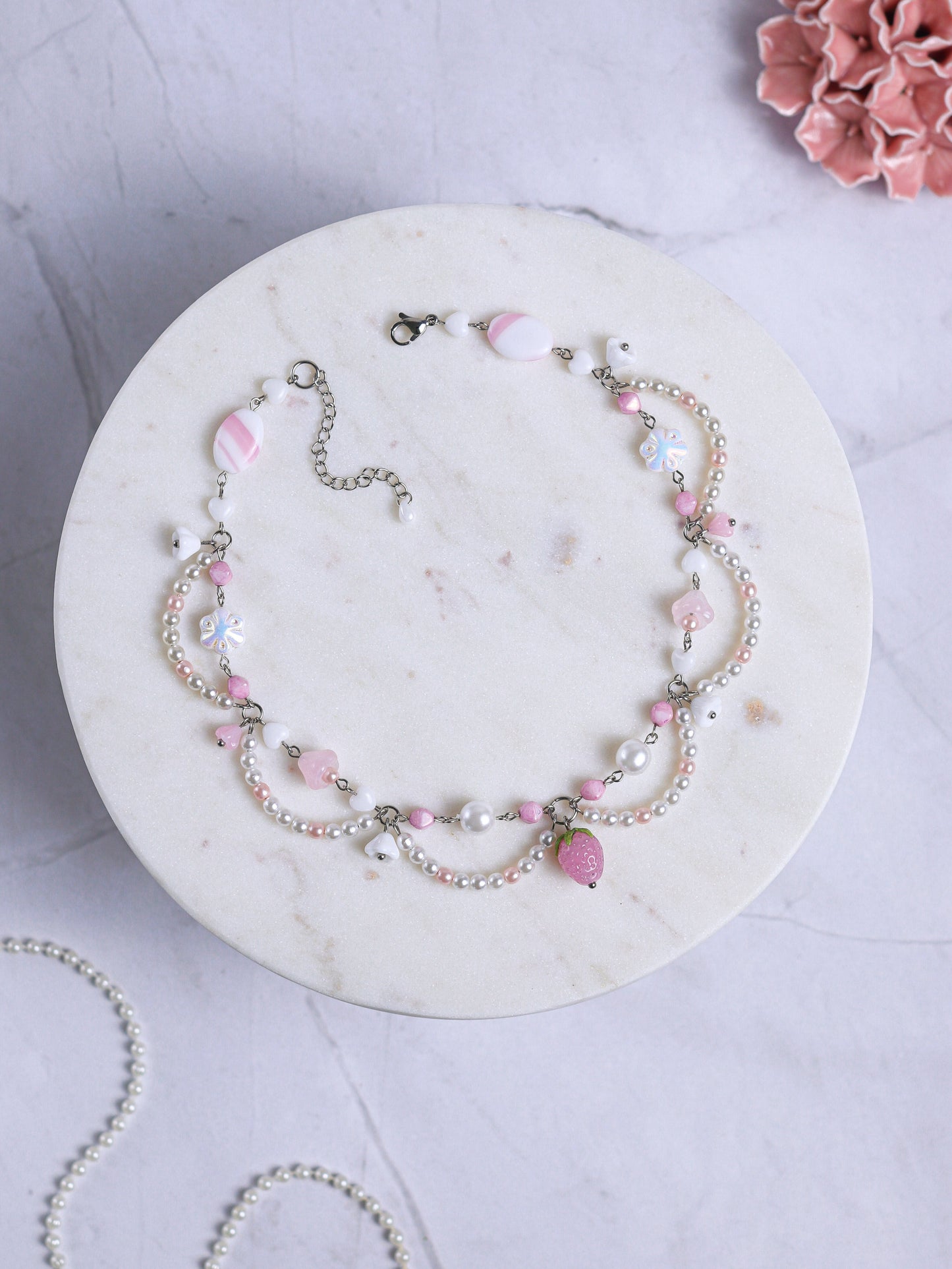 Strawberry Shortcake Necklace