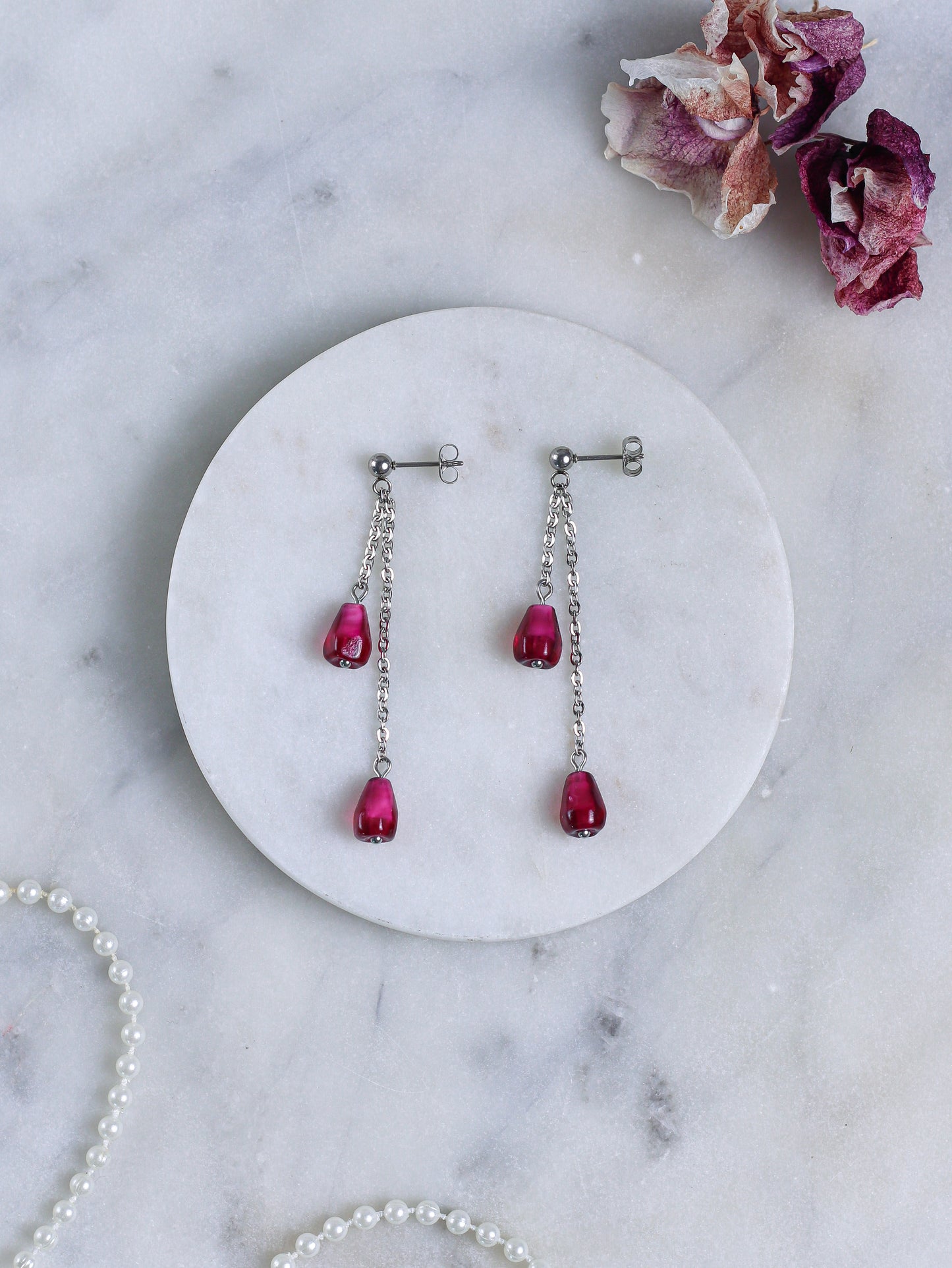 Pomegranate Earrings