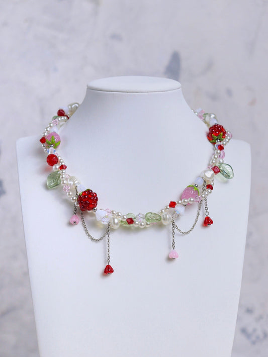 Berry Garden Twisted Necklace