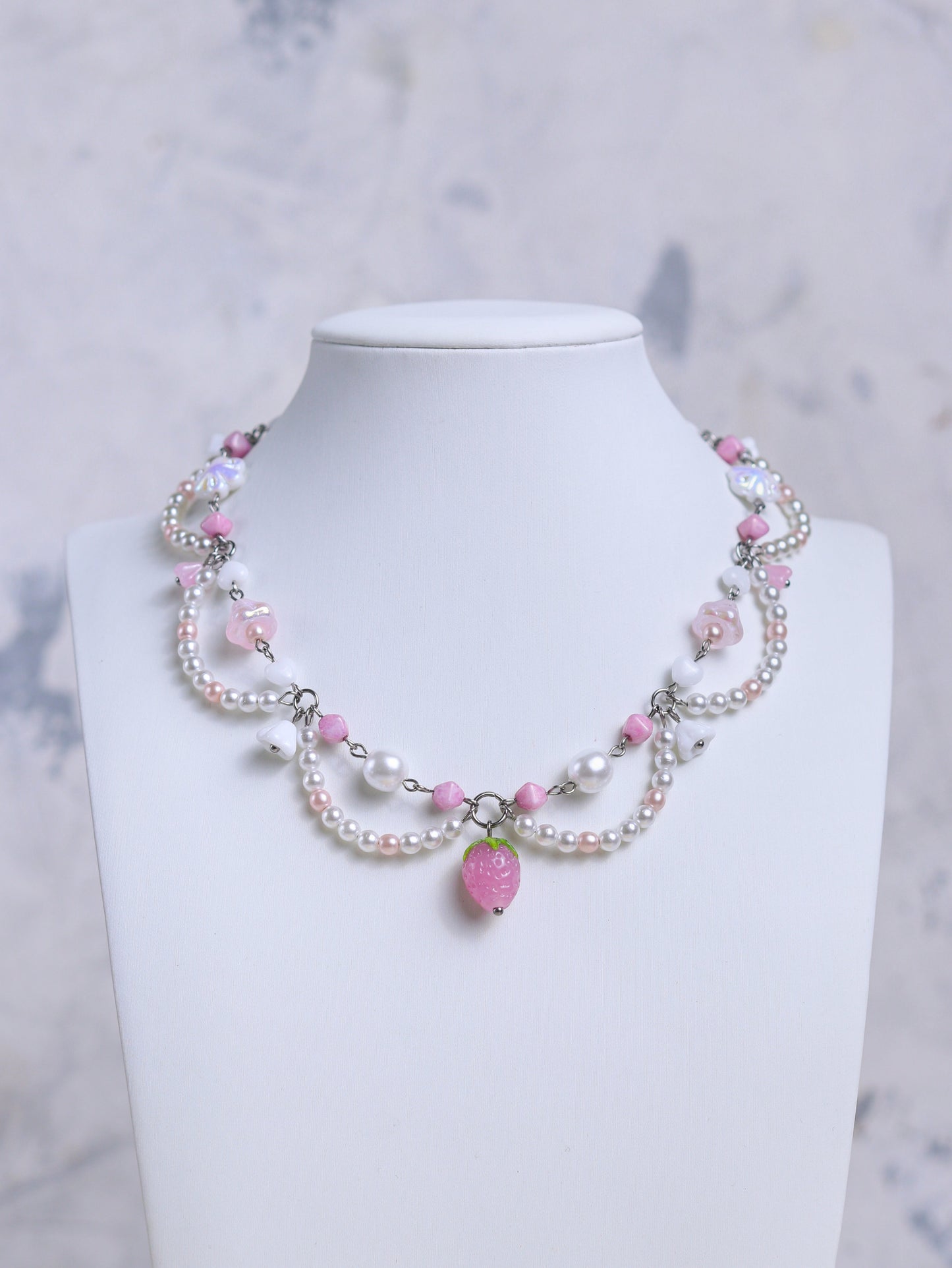 Strawberry Shortcake Necklace