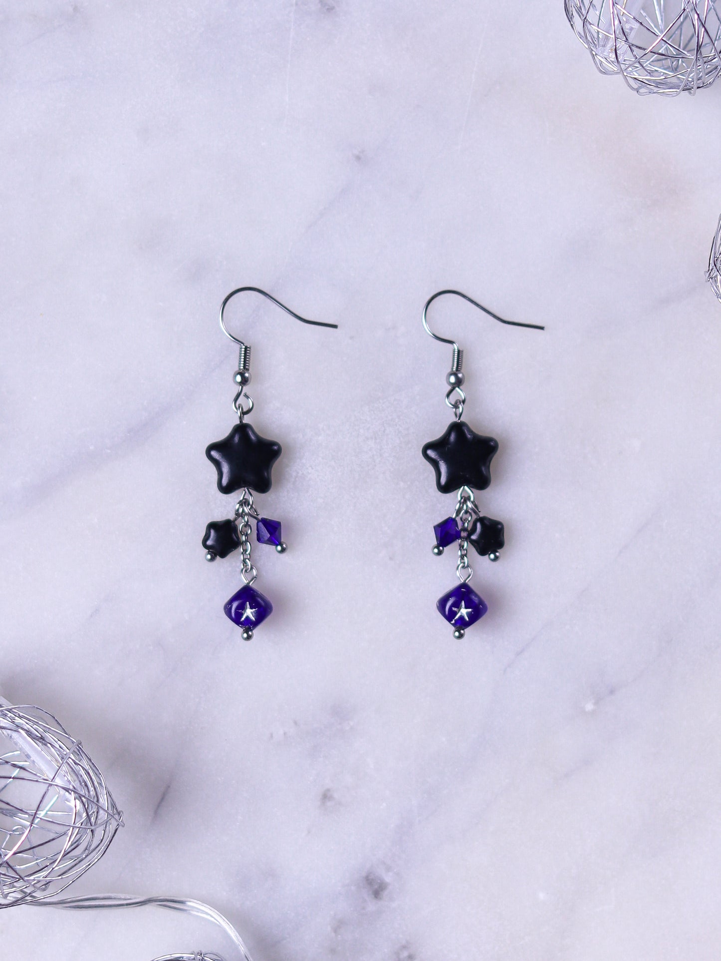 Dark Celestial Earrings (Coraline inspired)
