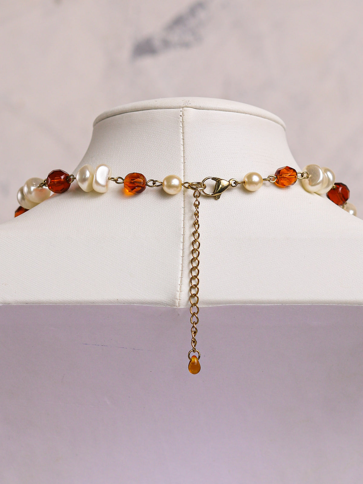 Caramel & Cream Necklace (gold)