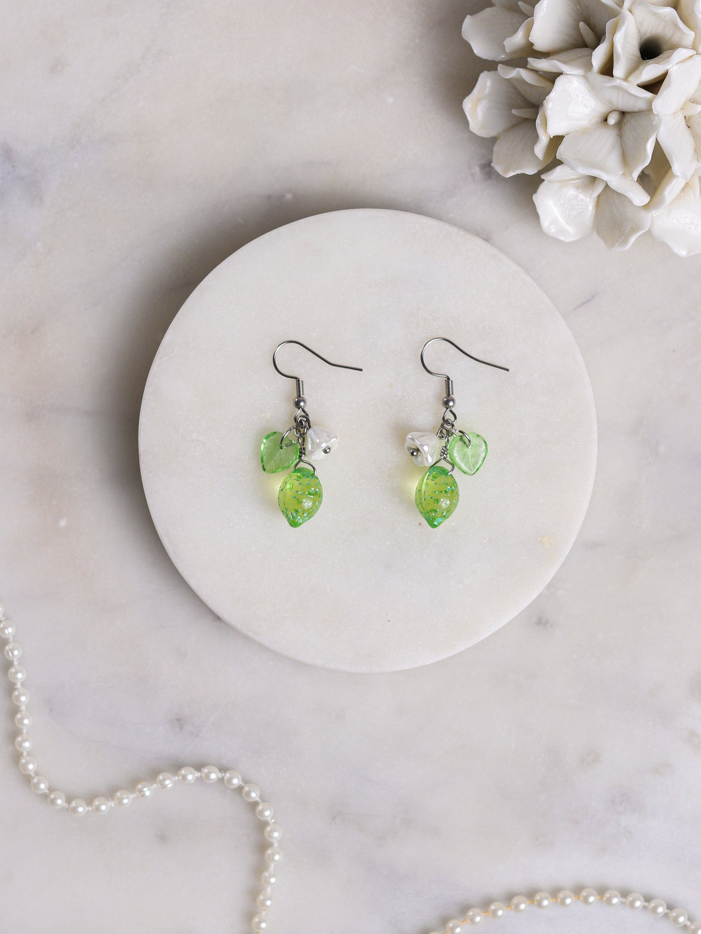 Lime Earrings