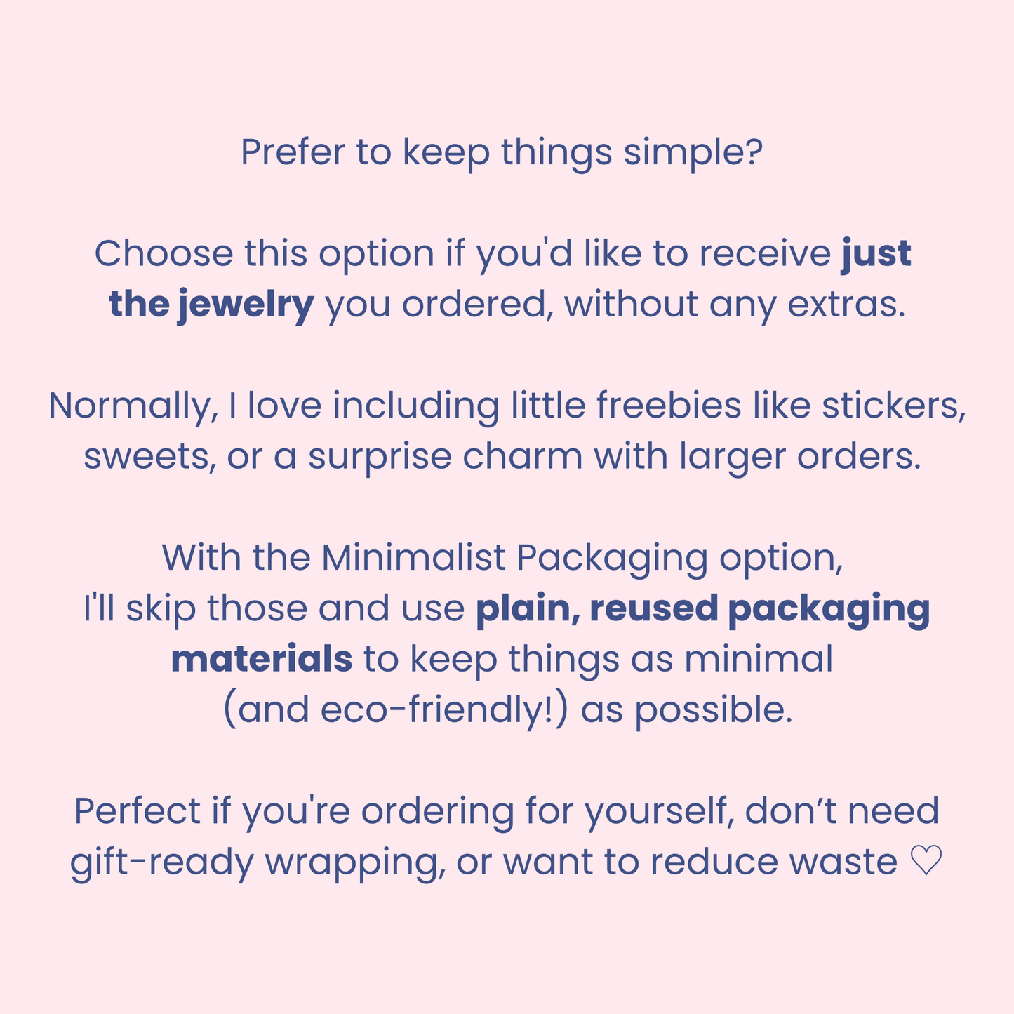 minimalist packaging