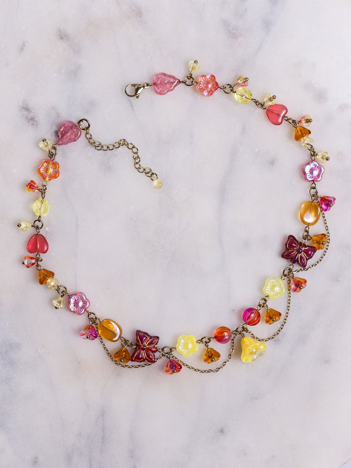Sunlit Garden Necklace (gold)