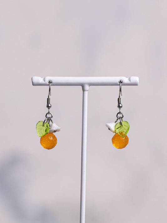 Orange Earrings