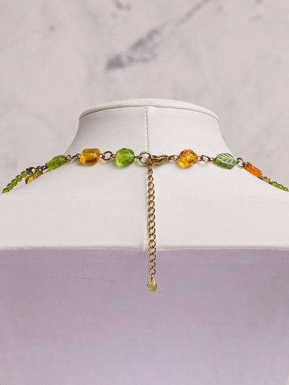 Pumpkin Vine Necklace (gold/silver)