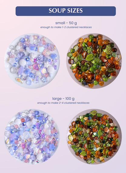 Customizable Czech Glass Bead Soup