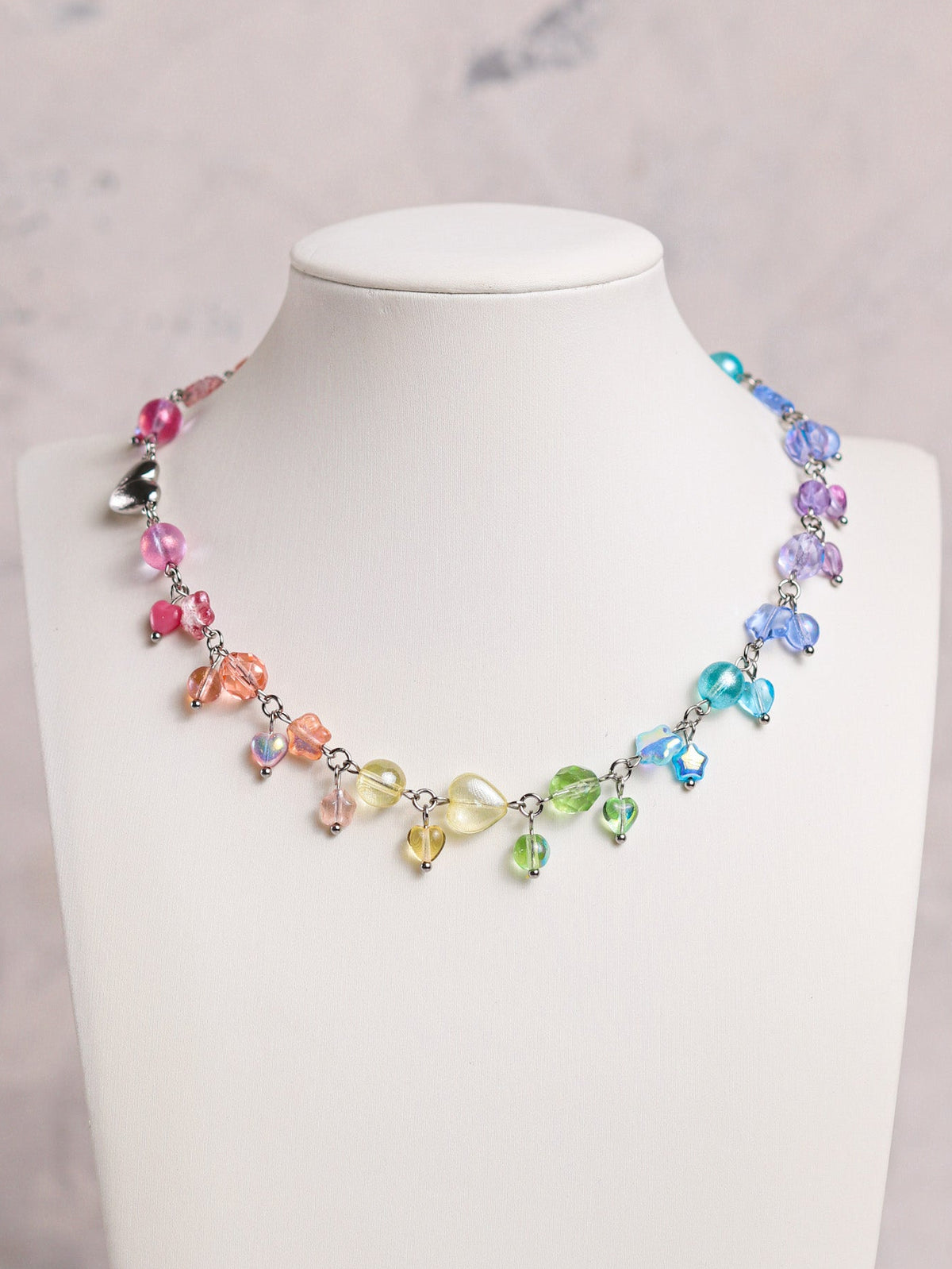 Rainbow Candy Gradient Necklace