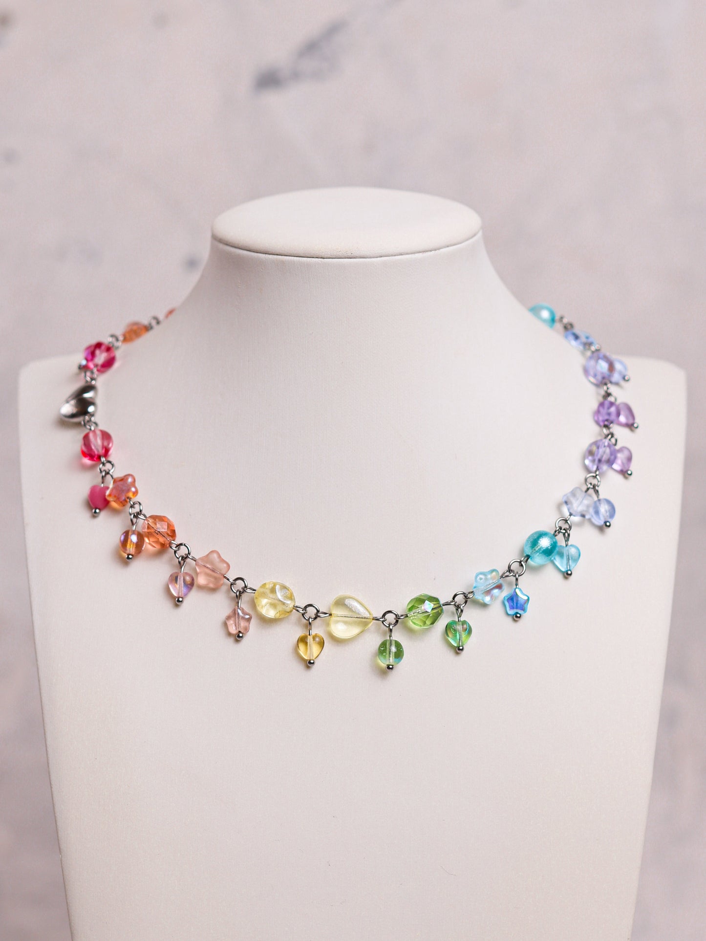 Rainbow Candy Gradient Necklace