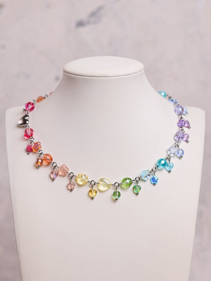 Rainbow Candy Gradient Necklace