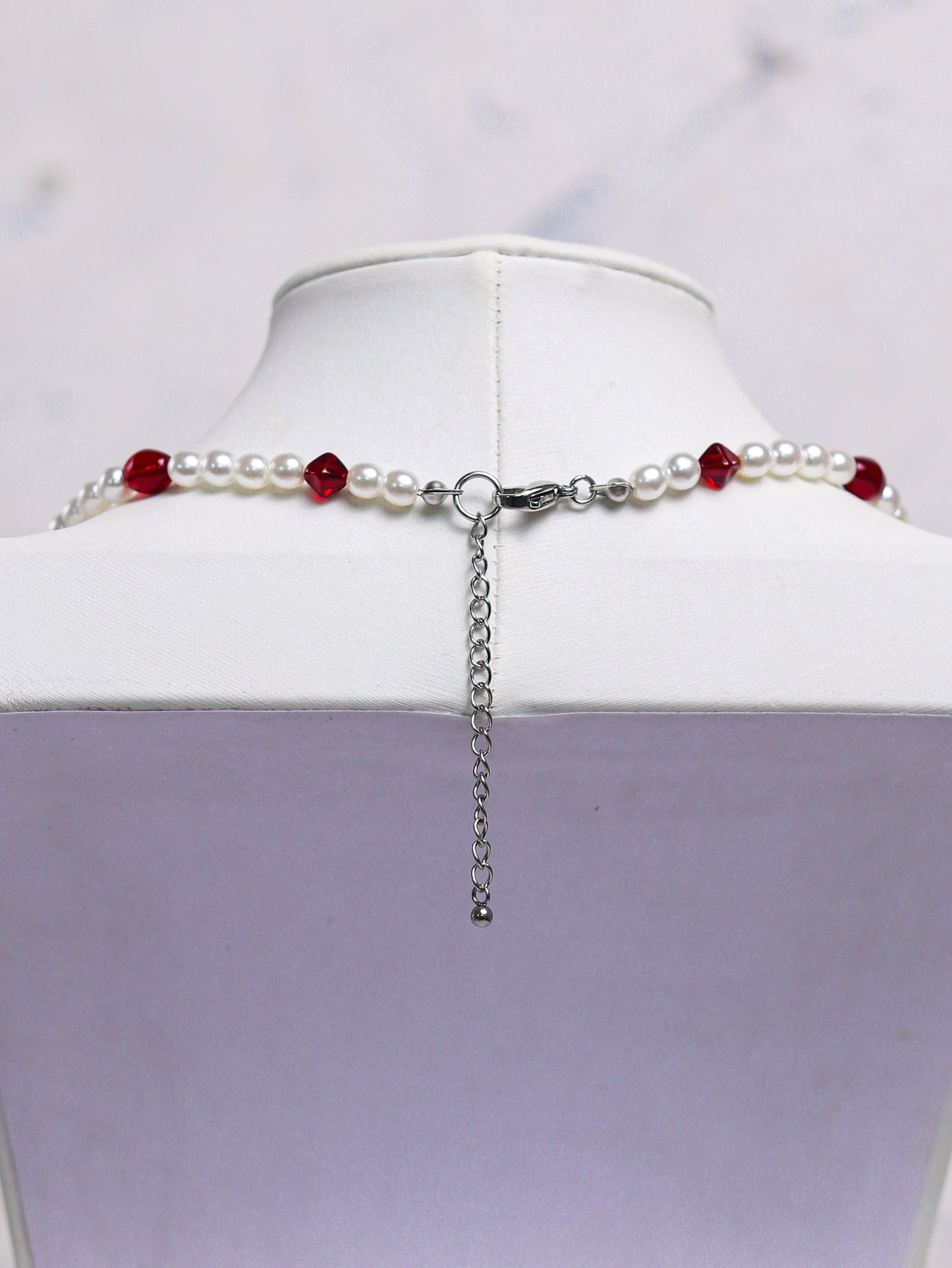 Simple Red Heart Necklace
