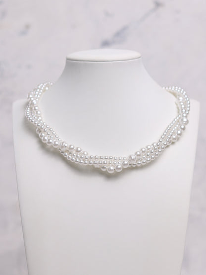 Twisted Pearl Necklace