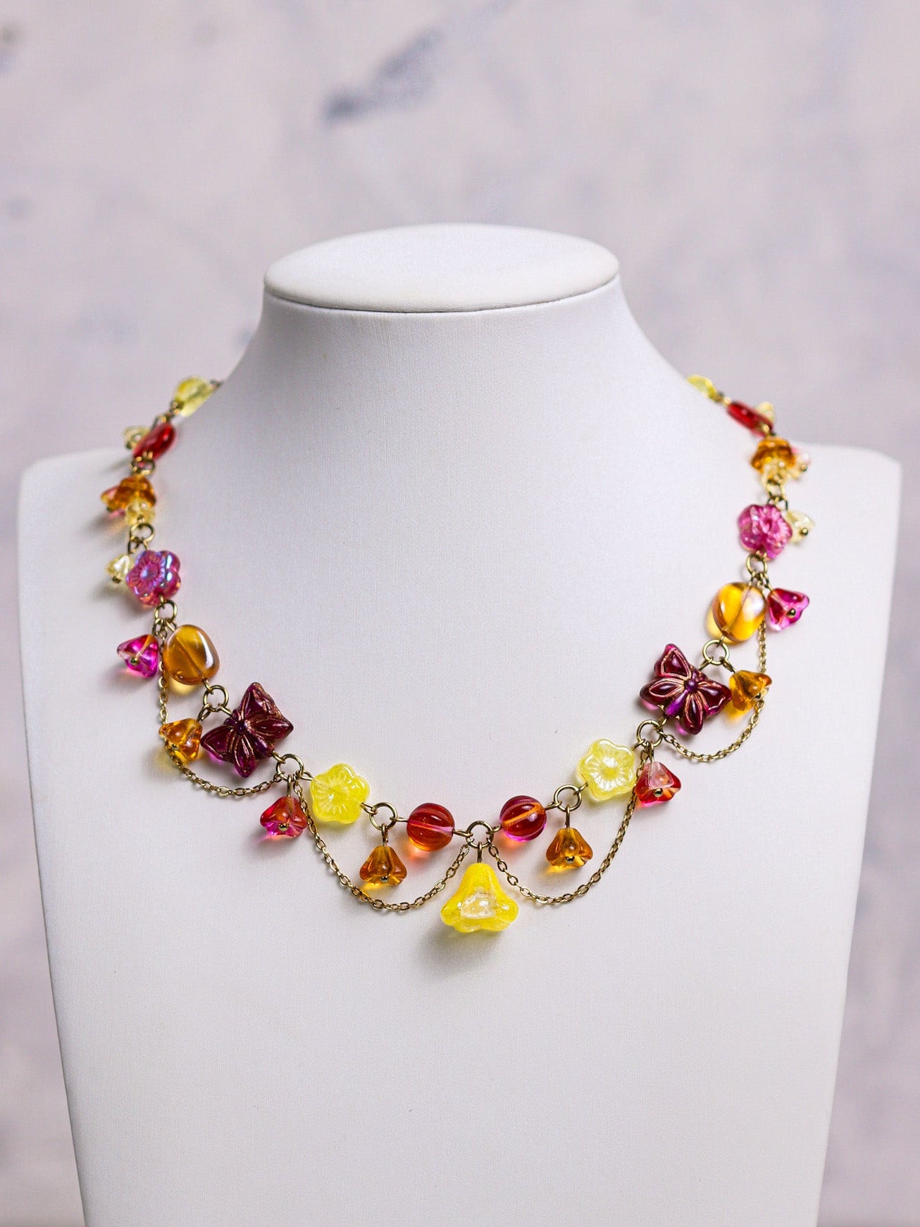 Sunlit Garden Necklace (gold)