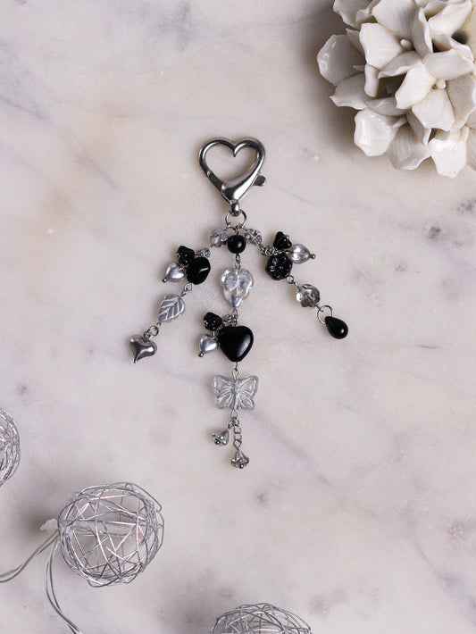 Black Heart Keychain