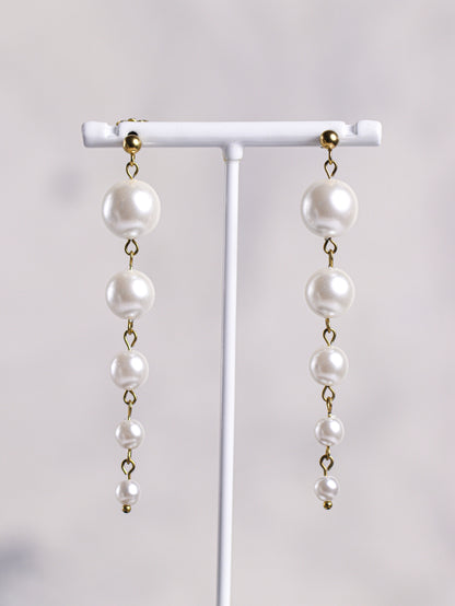 Sea Foam Pearl Earrings