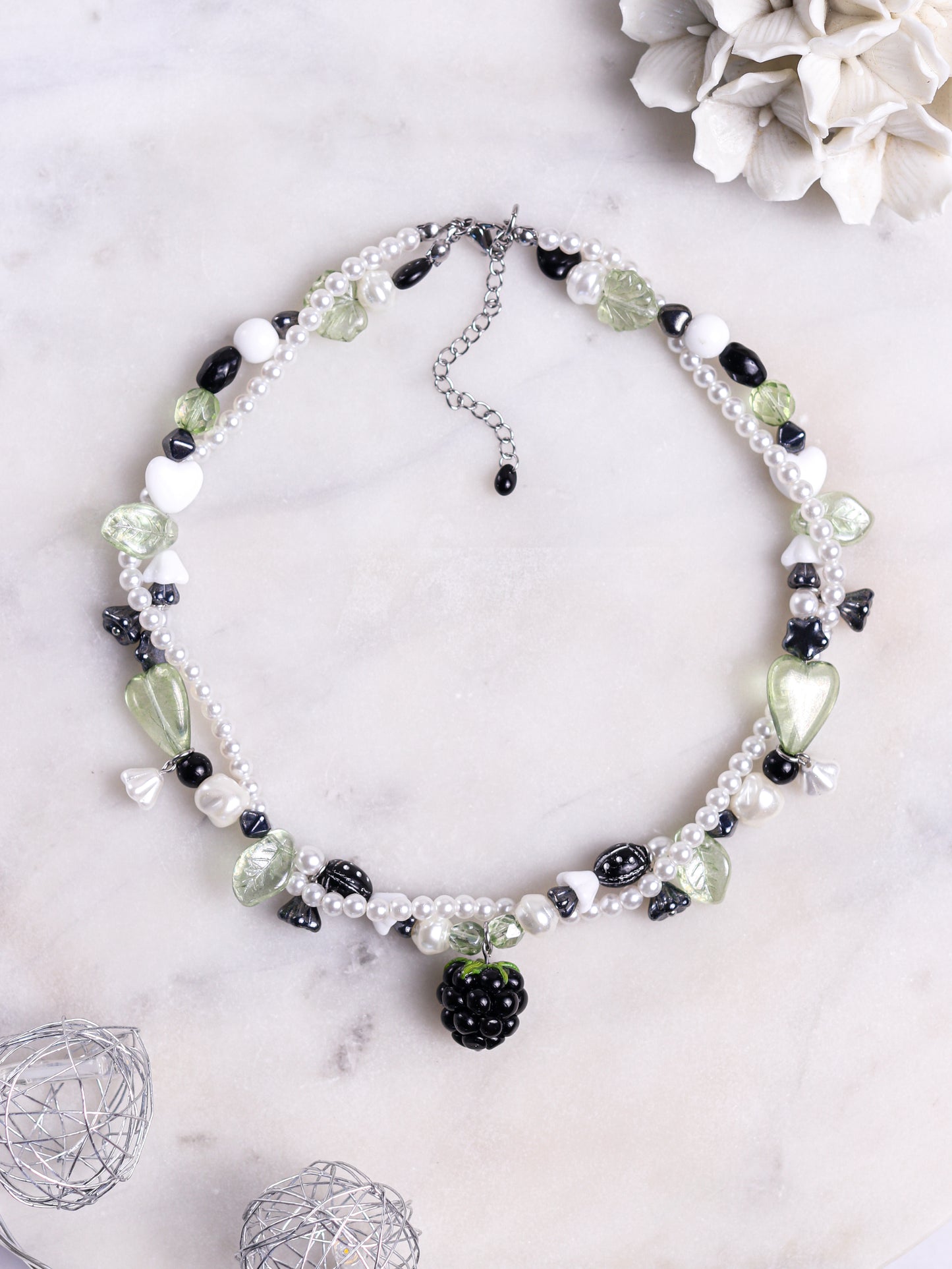 Blackberry Twisted Necklace
