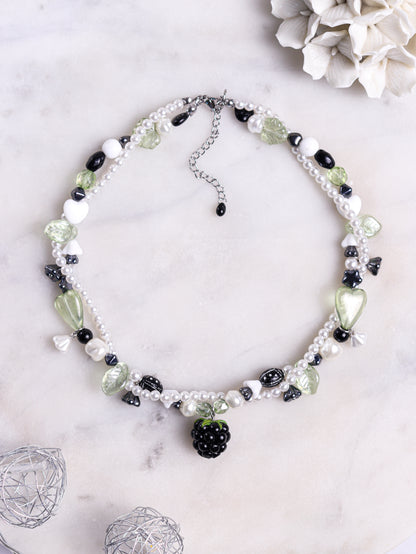 Blackberry Twisted Necklace