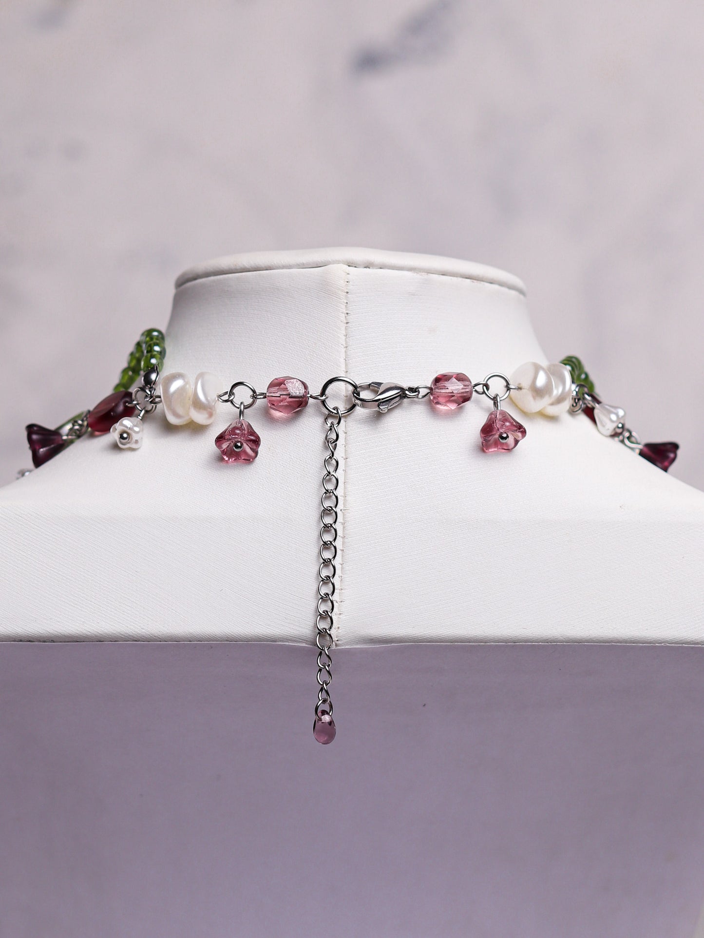 Purple Raspberry Vine Necklace