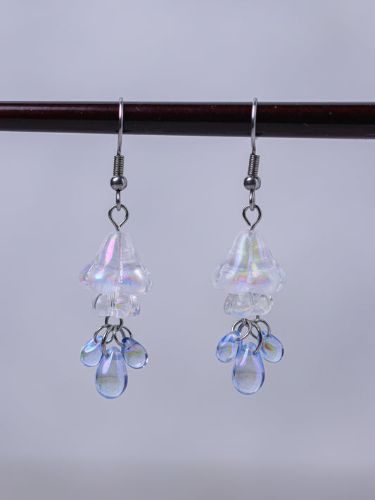 Iridescent Jellyfish Earrings