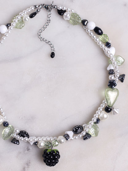 Blackberry Twisted Necklace