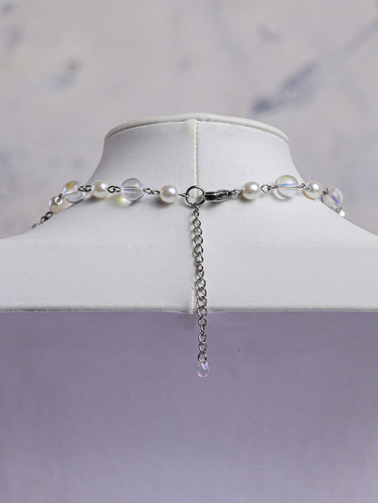Sea Foam Pearl Necklace