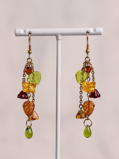 Autumn Forest Earrings (gold/silver)