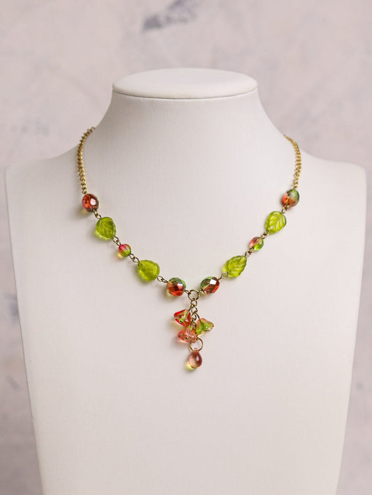 Autumn Bloom Simple Necklace (gold/silver)