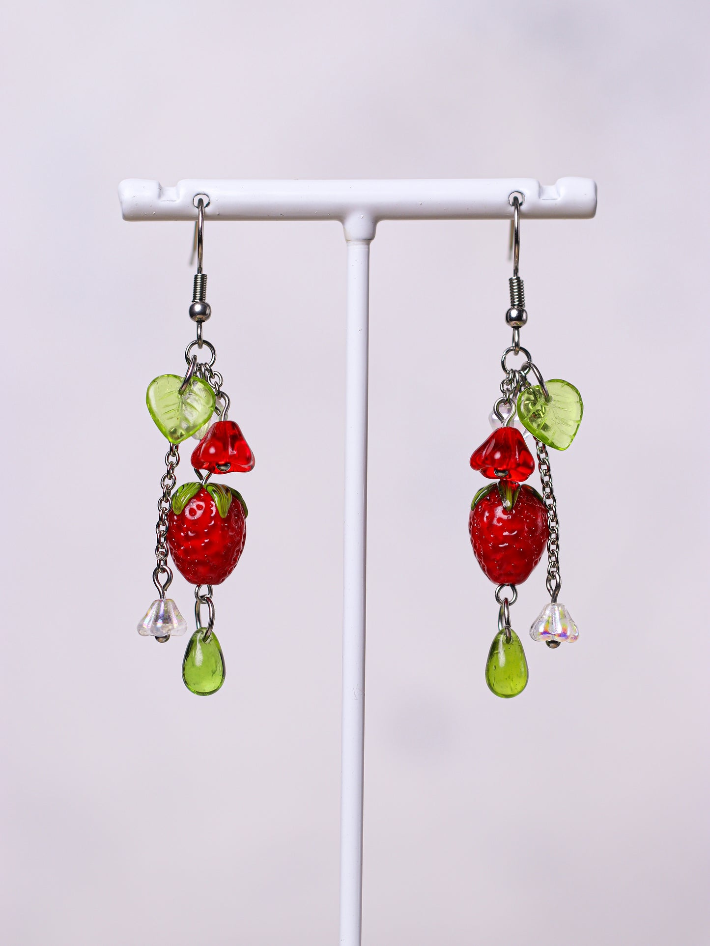 Red Strawberry Earrings