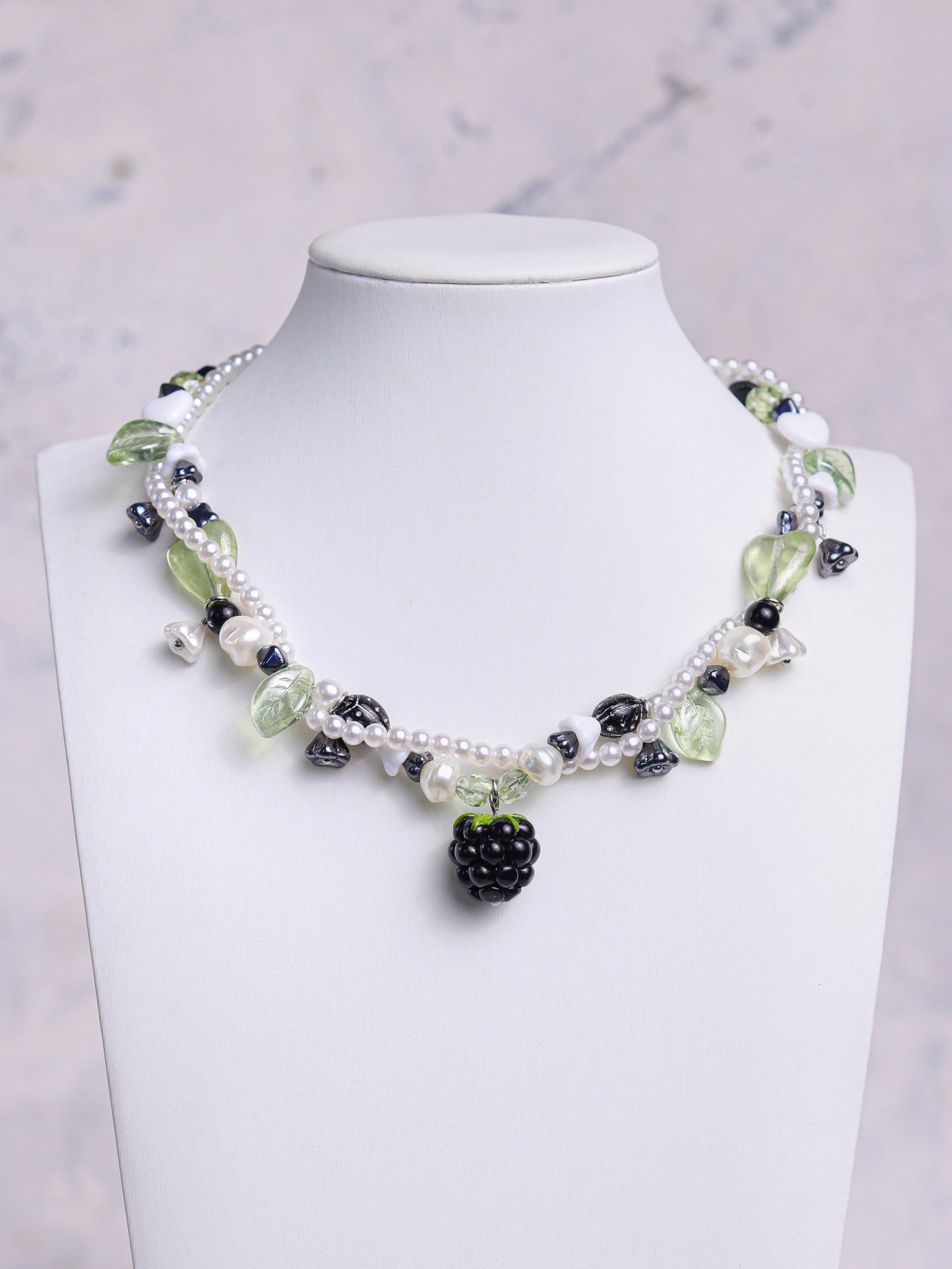 Blackberry Twisted Necklace