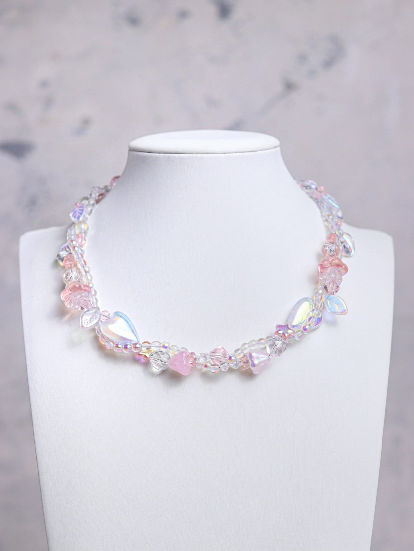 Floral Glow Twisted Necklace