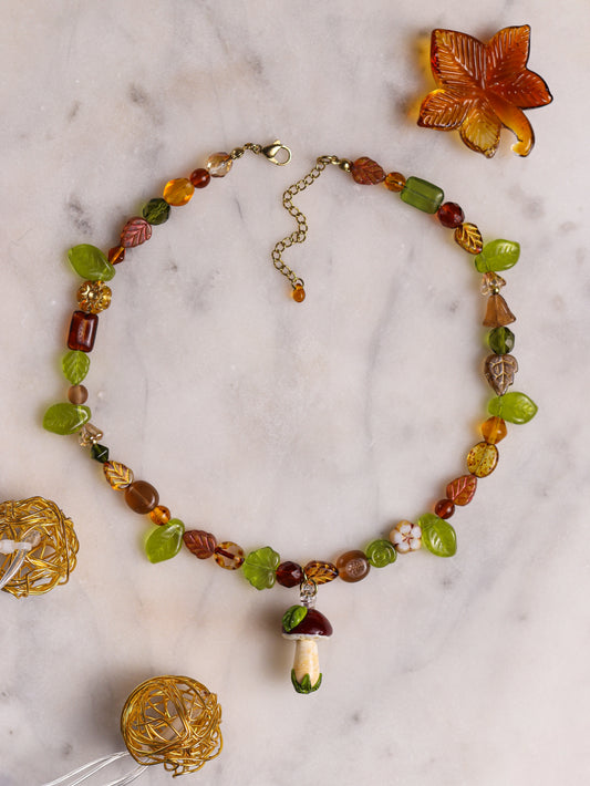 Mushroom Forest Necklace