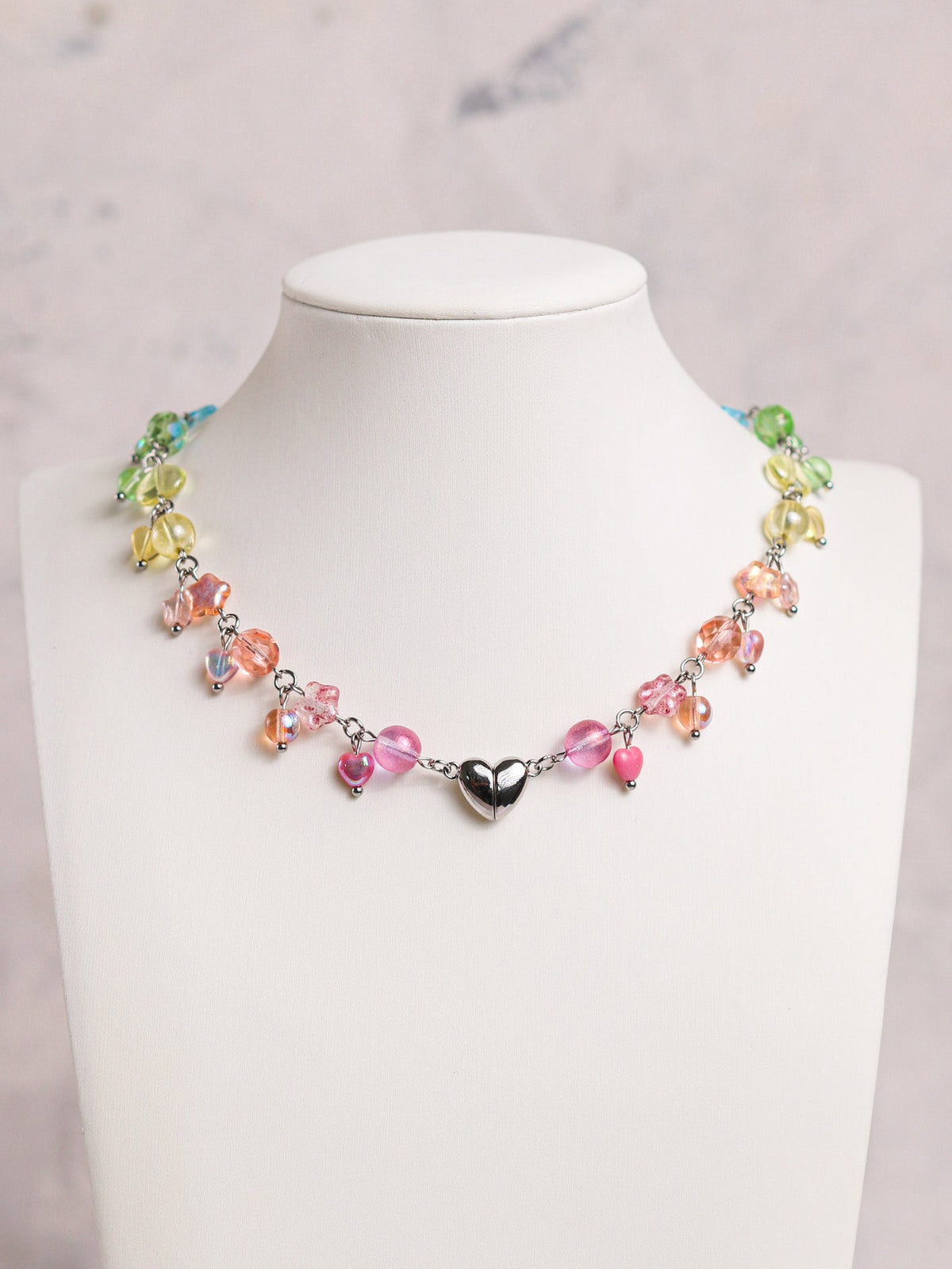 Rainbow Candy Gradient Necklace
