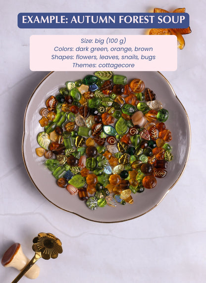 Customizable Czech Glass Bead Soup