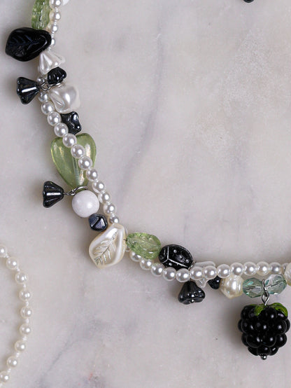 Blackberry Twisted Necklace