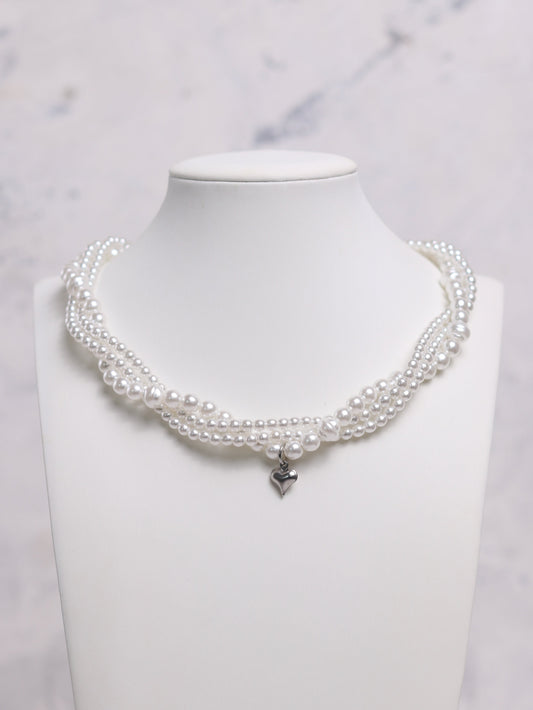 Twisted Pearl Necklace