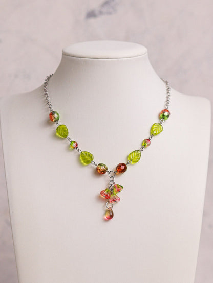 Autumn Bloom Simple Necklace (gold/silver)