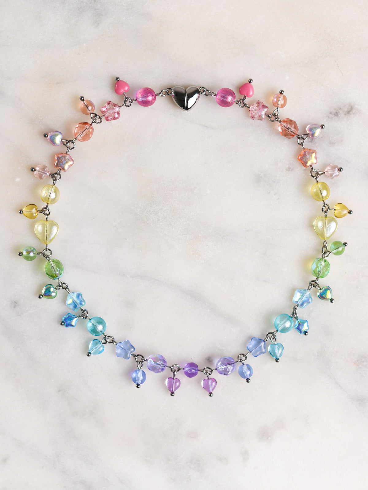 Rainbow Candy Gradient Necklace