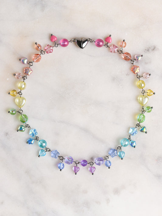 Rainbow Candy Gradient Necklace