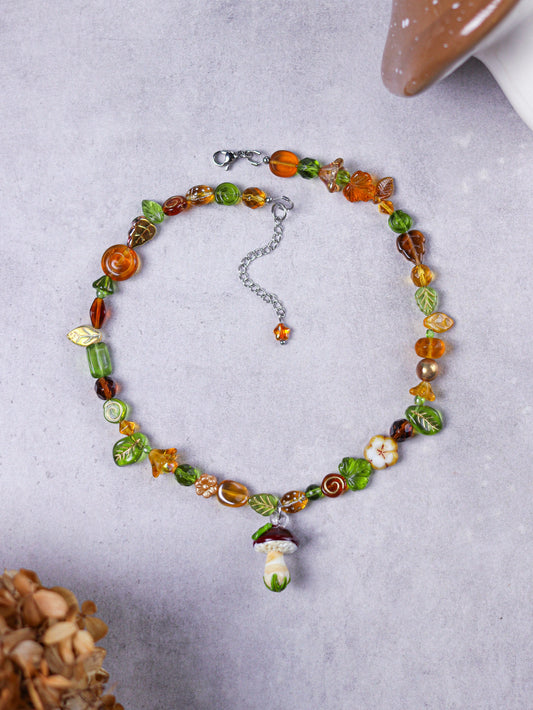 Mushroom Forest Necklace