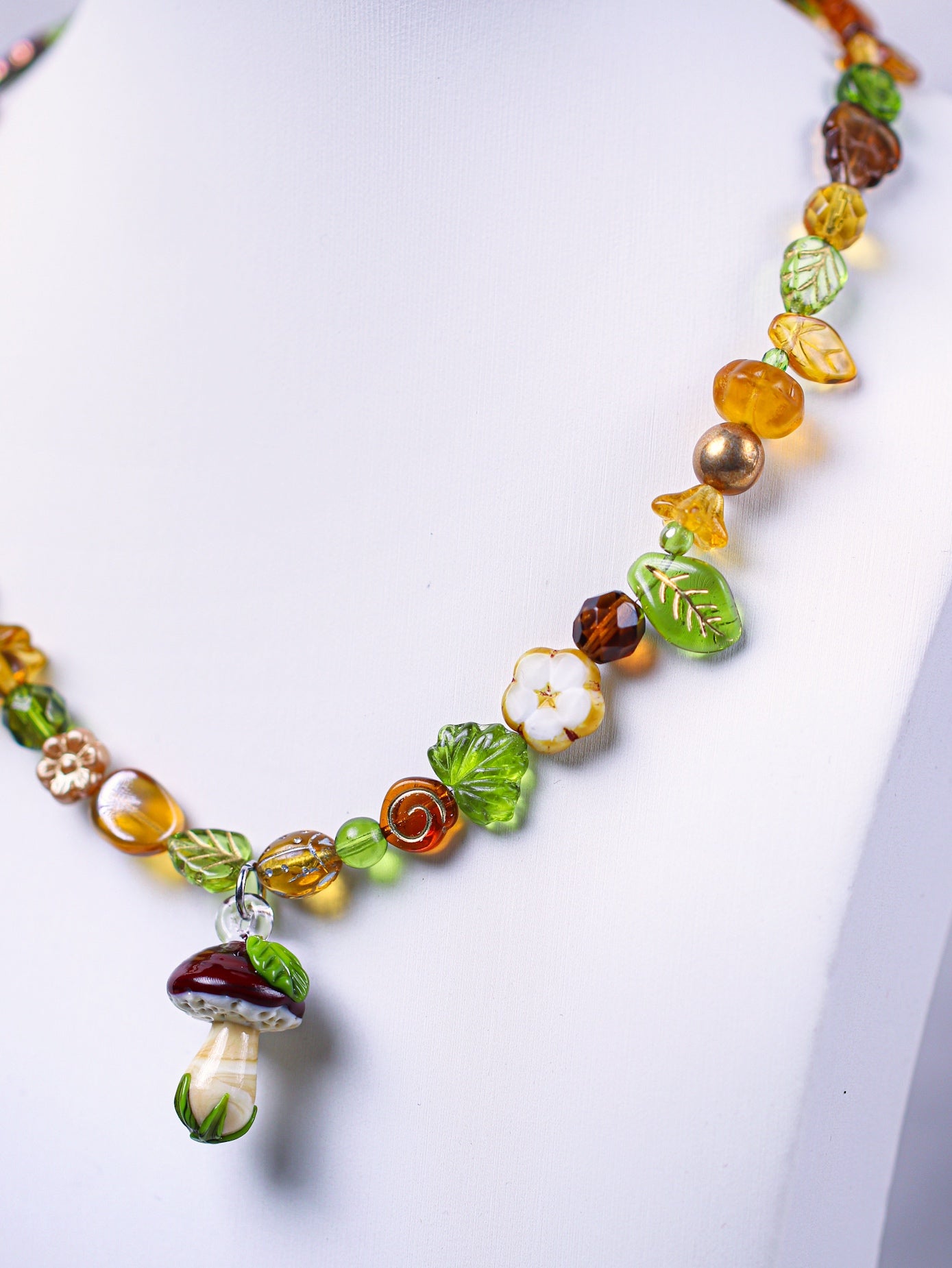 Mushroom Forest Necklace