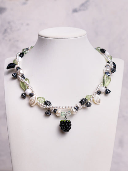 Blackberry Twisted Necklace