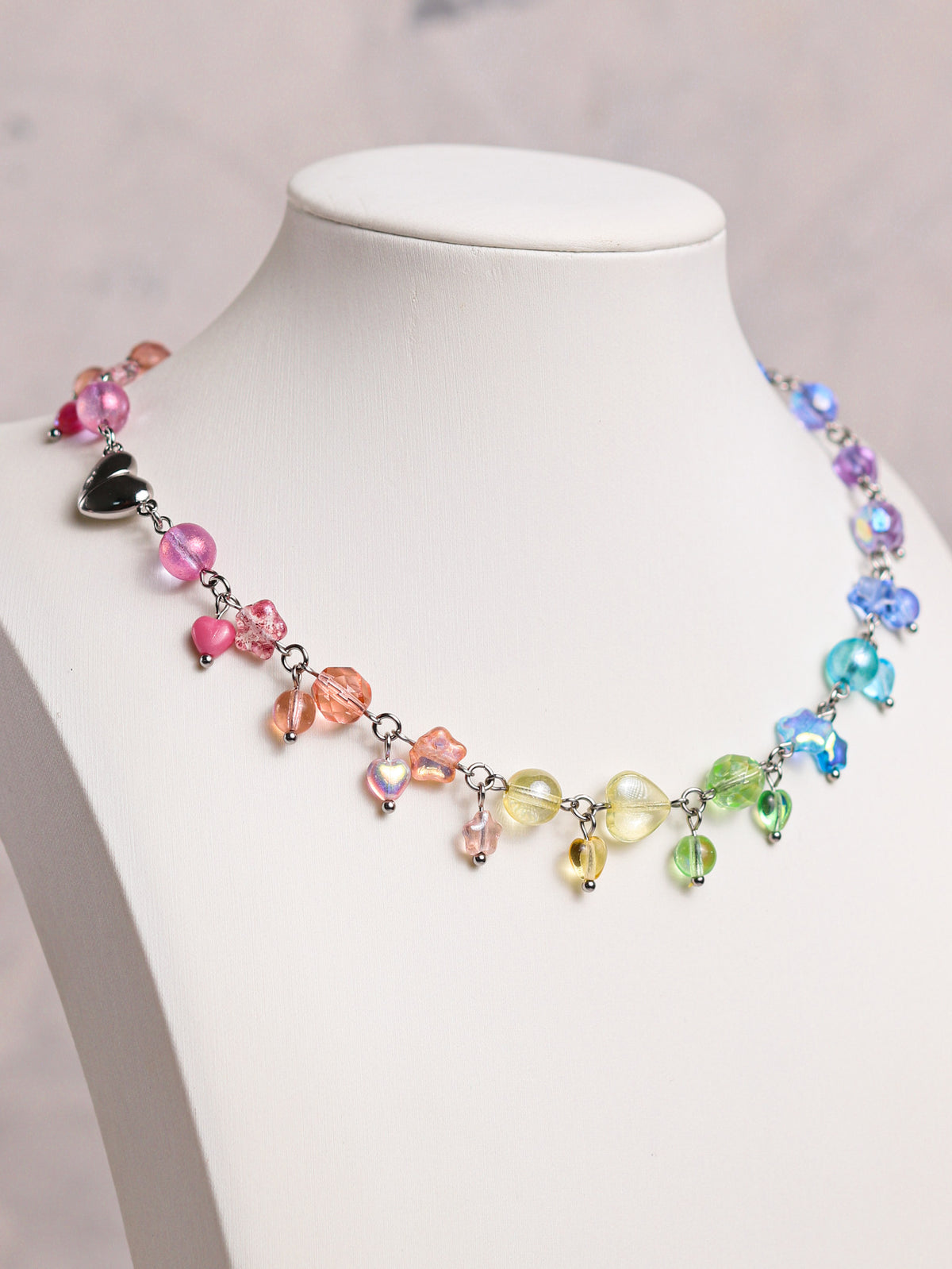 Rainbow Candy Gradient Necklace