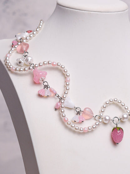 Strawberry Shortcake Necklace