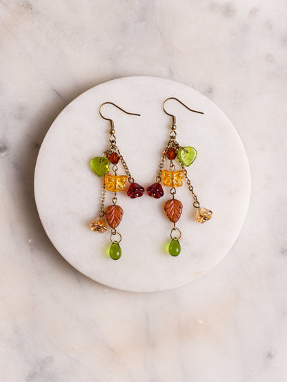 Autumn Forest Earrings (gold/silver)