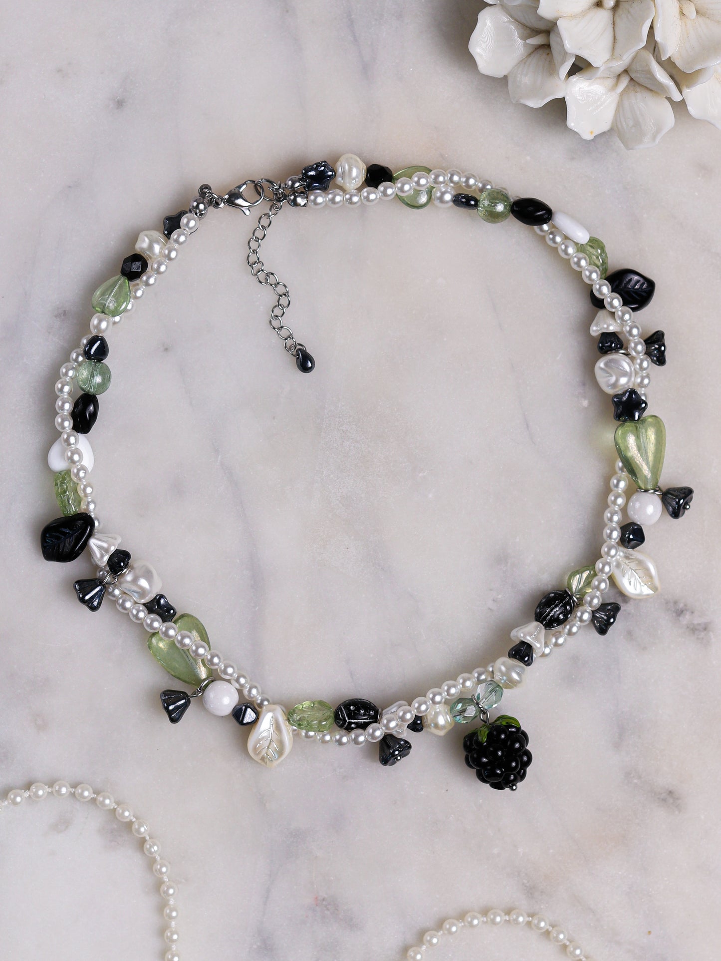 Blackberry Twisted Necklace