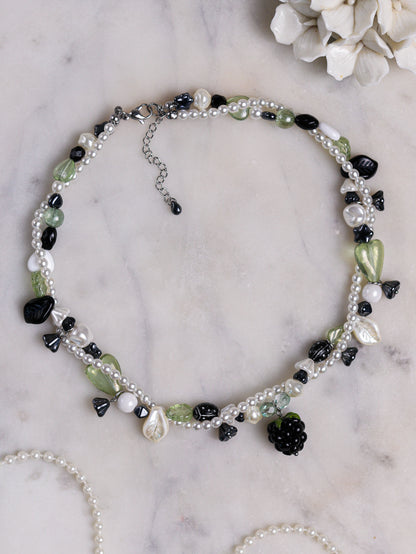 Blackberry Twisted Necklace