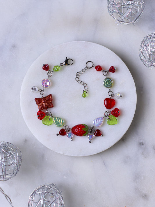 Red Strawberry Bracelet